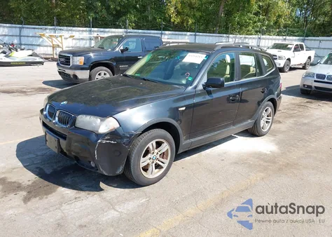 2006 BMW X3 3.0I from USA, damaged, VIN WBXPA93416WD25475